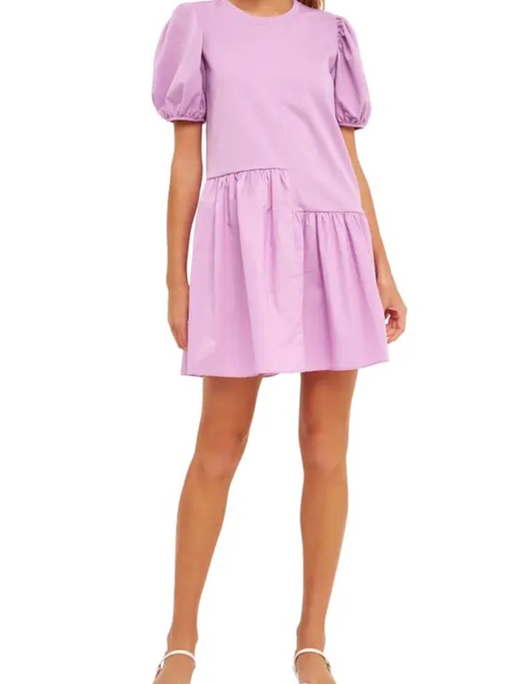 English Factory Soft Lilac Knit Dress, Size Small